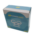 Logo Design Product Packaging Box with White Kraft Line